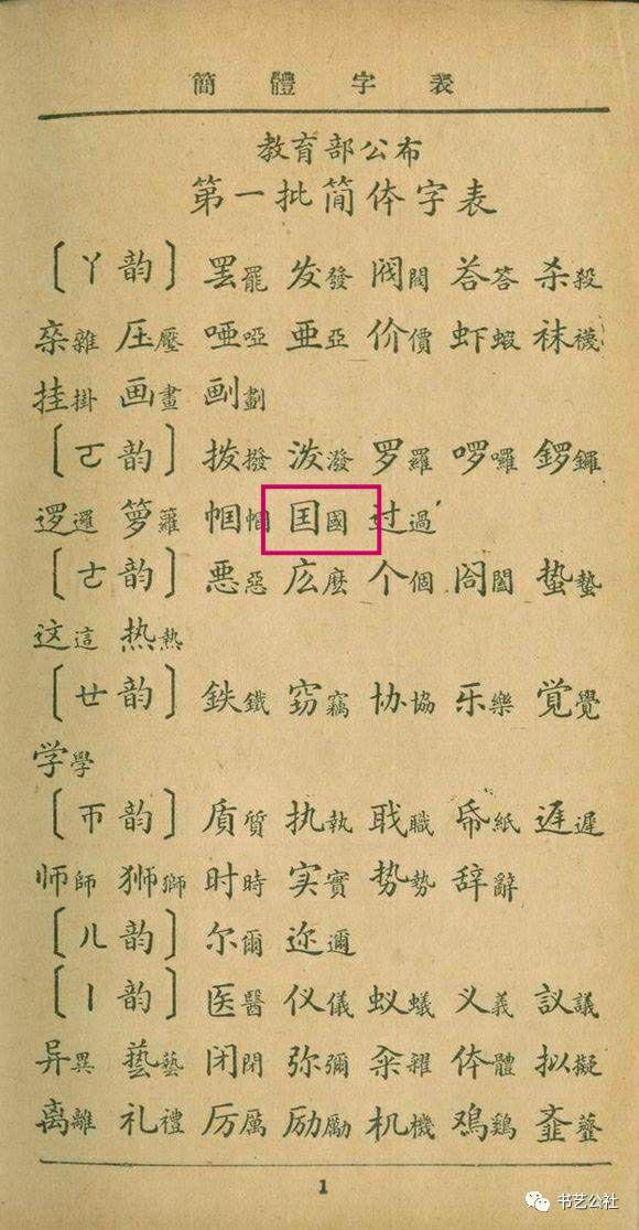 简化字的来源
