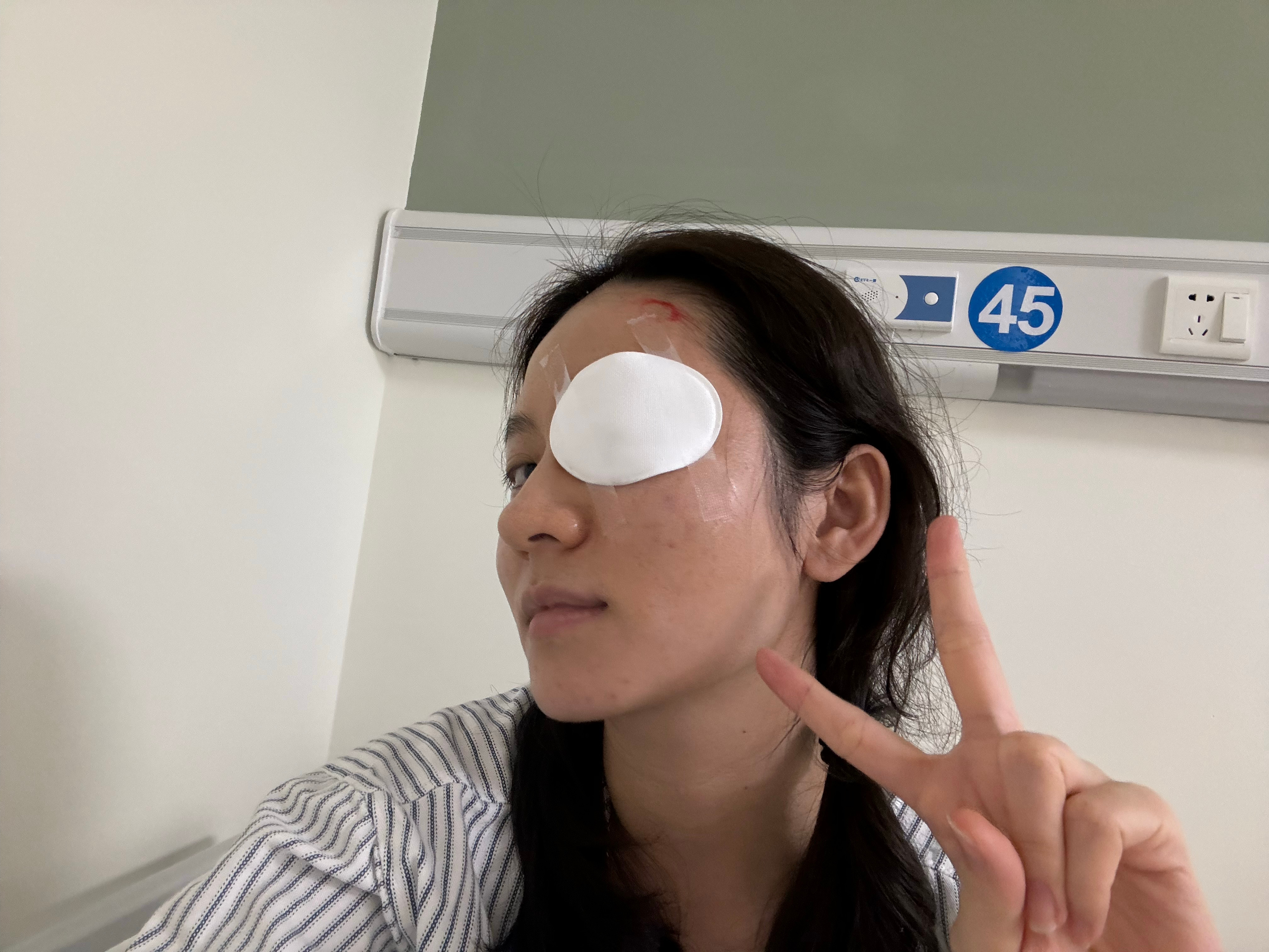 手术独眼眼罩，保护眼睛，助力康复