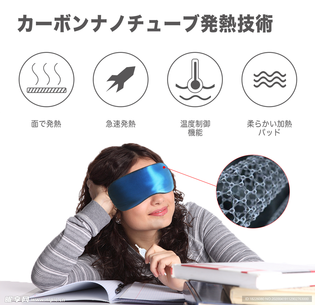 医院发热眼罩，一种全新的医疗辅助工具