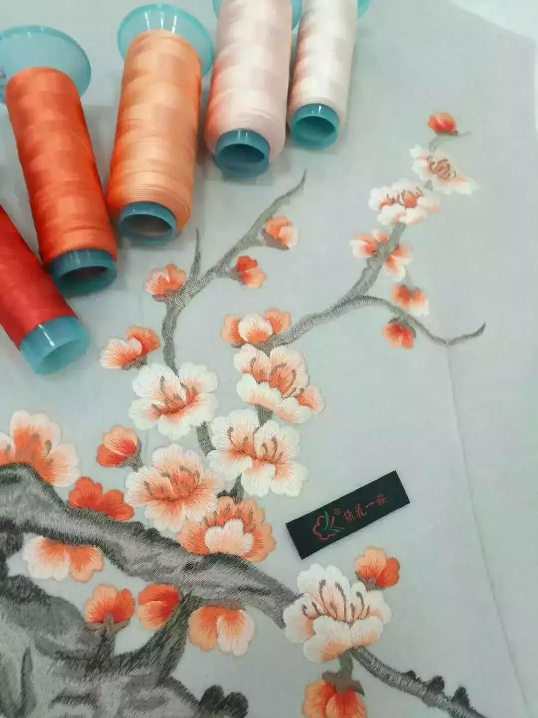 苏绣双面绣换线艺术，传统工艺的精湛演绎
