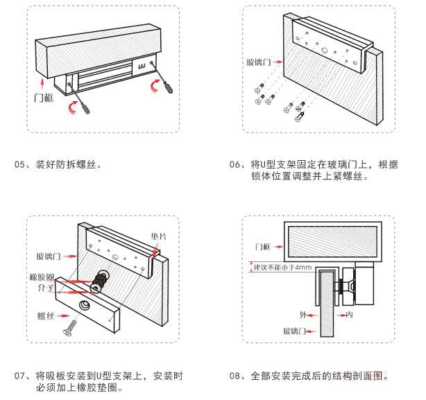 玻璃门安装图解，一步步指导您完成安装过程