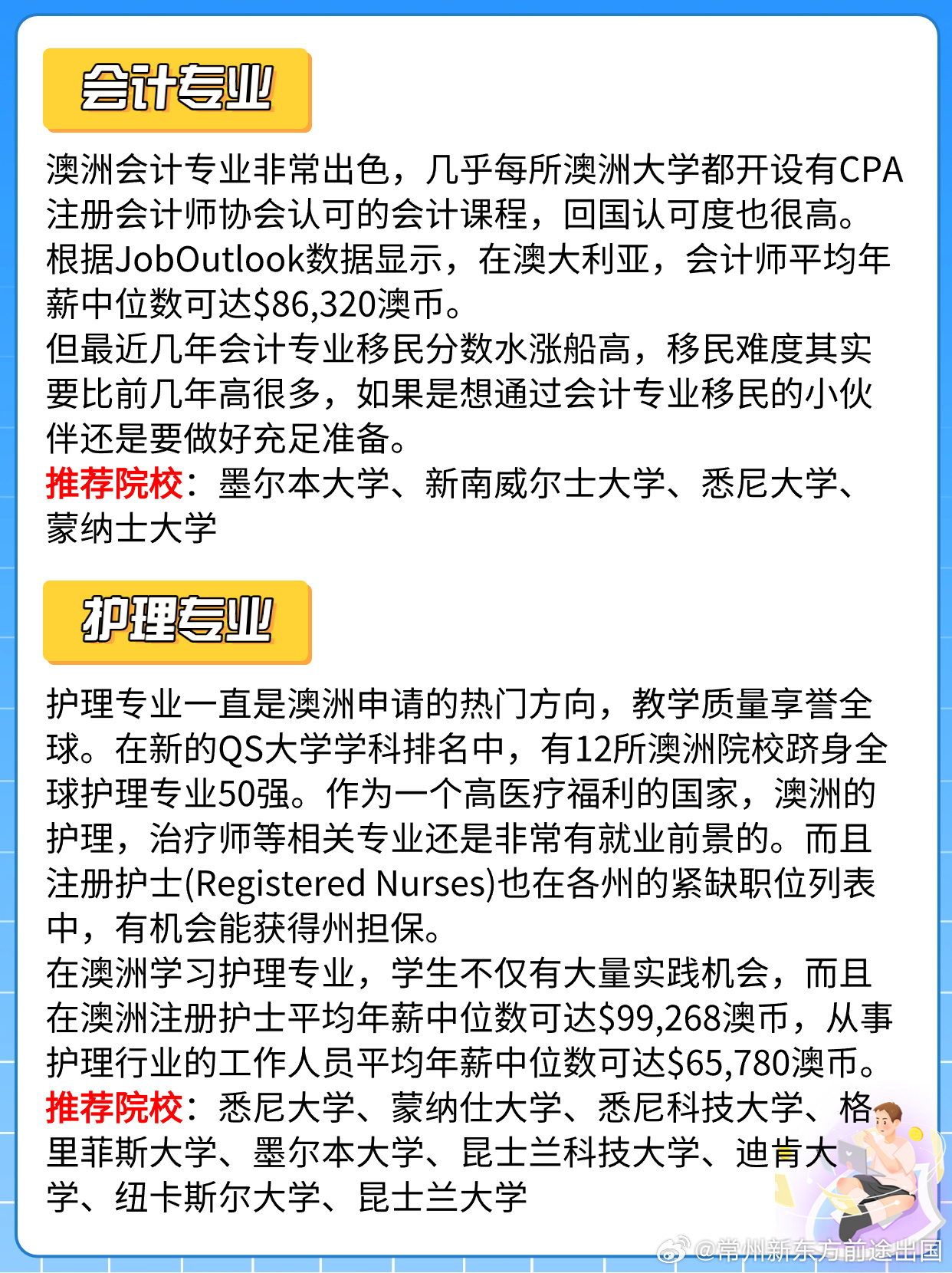 澳洲留学热门专业与签证申请的优势解析