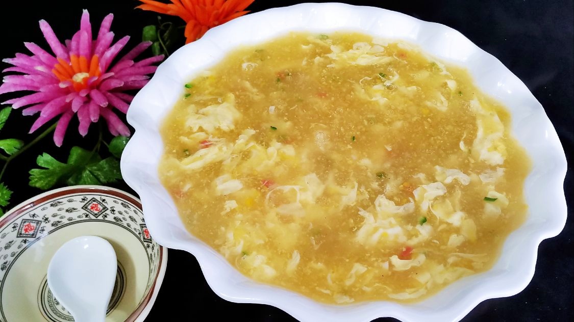 蛋花玉米的做法，一道美味营养的传统佳肴