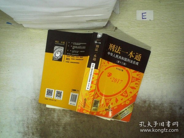 刑法一本通（第十三版），深入理解与适用