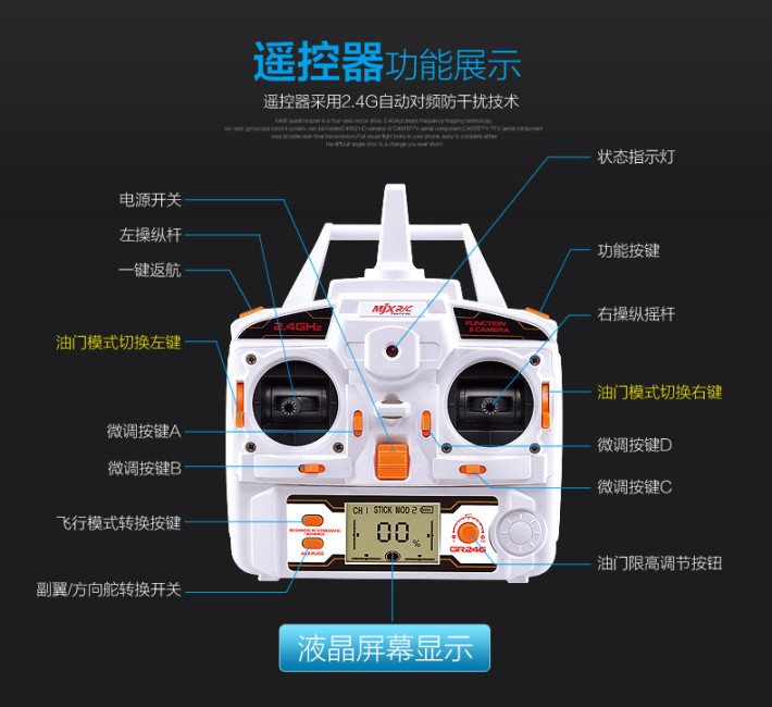 遥控飞行器遥控器图解，探索蓝天的新领域