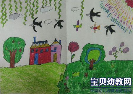 大班美术艺术春天教案