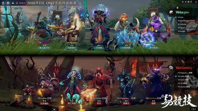 DOTA2中VP战队的英雄阵容策略
